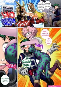 Porn comics My Harem Academia. Part 4. Boku No Hero Academia. Erotic comic character is overwhelmed