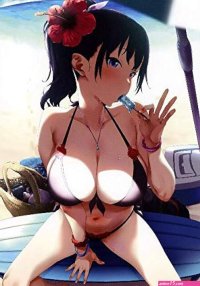 HYD Art Summer Evil Slayer Ecchi Big Boobs Japanese Anime Girl with Ice Cream Digital Canvas Poster for Home Decoration20 x 28 Inches : Amazon.ca: Home