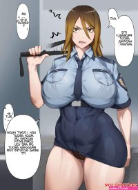 Porn comic Gal Police Makiko. Kunaboto Sex comic busty brunette beauty
