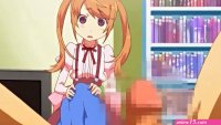 Curious anime girl learns how to have sex from her stepbro