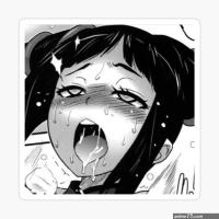 Ahego Face Manga Girl NSFW Poster by ritsuxo