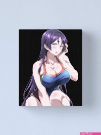 manga xxx girls boobs tits anime xxx tshirt stickers Canvas Print for Sale by shocom-Design