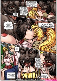 Porn comic Mura. Illustratedinterracial Sex comic blonde volunteered to