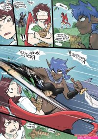 Porn comic Celesta The Dragon S Layer. TheKinkyQuest Sex comic hot darkskinned beauty