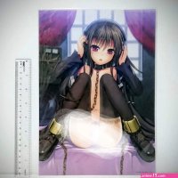 EcchiHenti Loli waifu? Poster transparent plastic Authentic Anime Merchandise