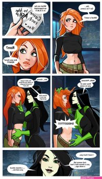 Kim and Shego: Date on the Roof Porn Comic english 02