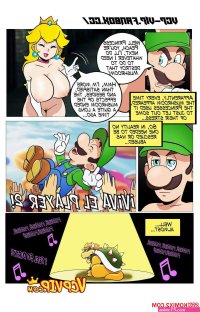 Porn comic Fucker Mario Bros. Gansoman. Sex comic are just crazy