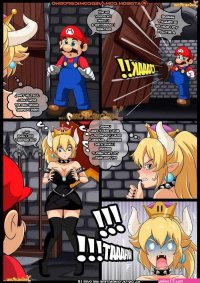 Porn comics Rescue. Mario Series. Erotic comic came to his