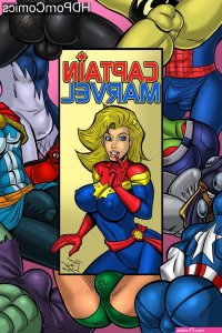 Captain Marvel comic porn