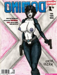 Marvels Domino Porn Comic Cover by MercKaiju on Newgrounds