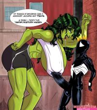 Porn comic Special SheTraining. Marvel. Ameizing Lewds. Sex comic busty brunette Woman
