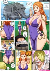 Nami in Zou Island comic porn