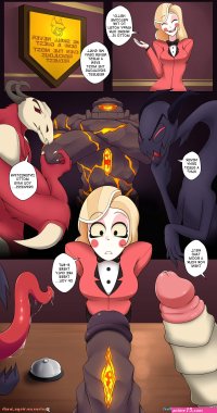Hazbin Hotel: Charlies Front Desk Service NSFW Comic