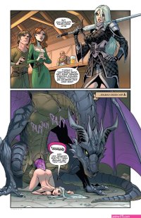 Garth on X: Another nsfw comic commission I did for AngeliseReiter this time showing that with the right skills even the mightiest dragons can be defeated.