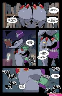 Porn comics Raven and Beast Boy A Good Book. Glassfish Erotic comic in the library