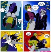 Raven x Beast Boy HD Hentai Porn Comic