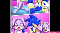 The sonaze beginning porn comic sonic
