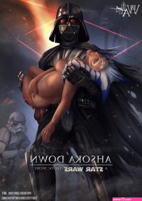 Ahsoka Down Star Wars off out of ones mind WHArt
