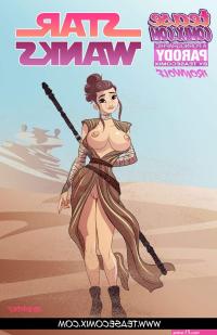 Star Wanks Star Wars Tease Comix