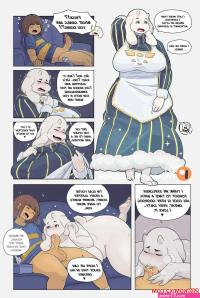 Porn comic Undertale. Cumbread Sex comic busty beauties with