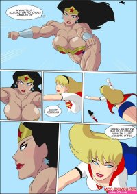Porn comic Wonder Woman. Zetarok Sex comic busty superhero babes
