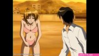 Fingered and licked anime teen