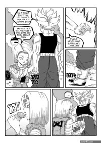 Android 18 Stays In The Future comic porn