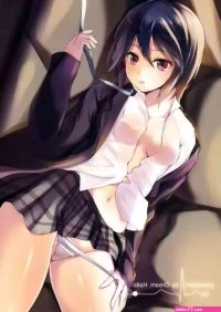 ASHD Anime anime-topless-boobs-school-uniforms-kokoro-connect-inaba-himeko Wall Poster Paper Print