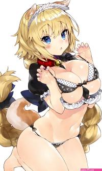 Big Tits Anime Maid Nut-Busting Post