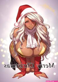 Wallpaper : anime girls big boobs Santa hats long hair 1457x2064