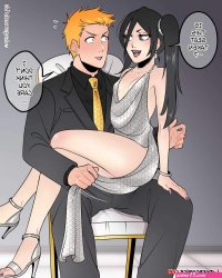 Porn comics Silver dress. Bleach DangerousBride Erotic comic so she immediately