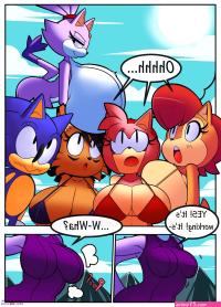 Sonic Girls Breast Expansion porn comic