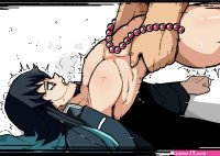 Demon slayer yaoi porn comic