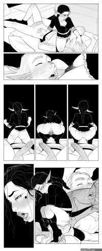 Facesitting from Alfie. Read this comic so good.