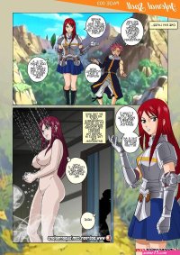 Porn comics Infernal spell. Super Melons. Fairy Tail Erotic comic every time she