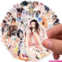 50pcs Waterproof Stickers Graffiti Sex Girl Feet Fetishism FootJob Legs Japanese Anime Trunk Laptop Toy for Adult 0