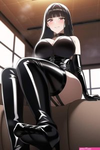 Amazon.co.jp: Steamy Latex Dominatrix Anime E Girl T25891 A0 Poster on Photo Paper