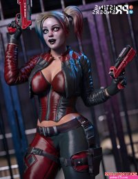 Porn comics Harley Quinn Visits The Joker. pristinerenders. Erotic comic to have fun