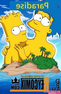 Porn comic The Simpsons Paradise. DRAH NAVLAG Sex comic MILF Marge and