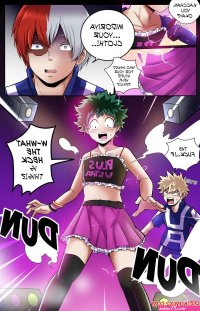 Porn comic My Hero Academia. Moe Moe Kyu Erotic comic the help of
