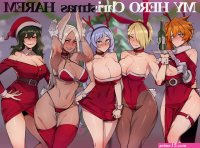 Porn comic MY HERO Christmas HAREM PornKomix