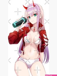 Zero Two Sexy Boobs Lewd Anime Girl Magnet for Sale by Gloemwenzone