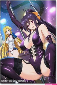 : ASDUN Sexy Anime Girl Poster High School DxD Himejima Akeno Sexy Anime Poster 3 Canvas Poster Bedroom Decor Sports Landscape Office Room Decor Gift Unframe:1624inchs4060cm: Posters Prints