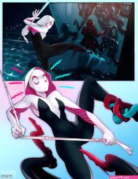 Contract with Spider-Gwen porn comic