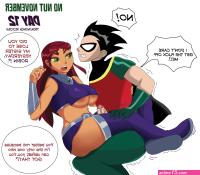 Robin x starfire porn comic