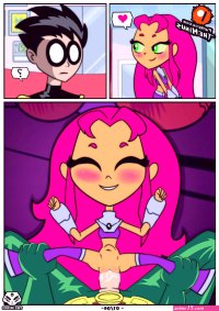 Starfire Multiverse Porn comic Rule 34 comic Cartoon porn comic