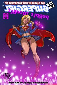 Porn comic Supergirl Purple trouble PornKomix