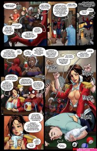 Porn comics House Of XXX. Captain Kate. Part 1. Spider-Man. Erotic comic girl captain immediately