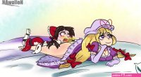 Anime girl animated shit stuff: Face fart