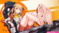 4K Mostima Arknights water feet anime girls feet fetish Omone Hokoma Agm Arknights Texas Arknights Lappland Arknights video game art HD Wallpaper